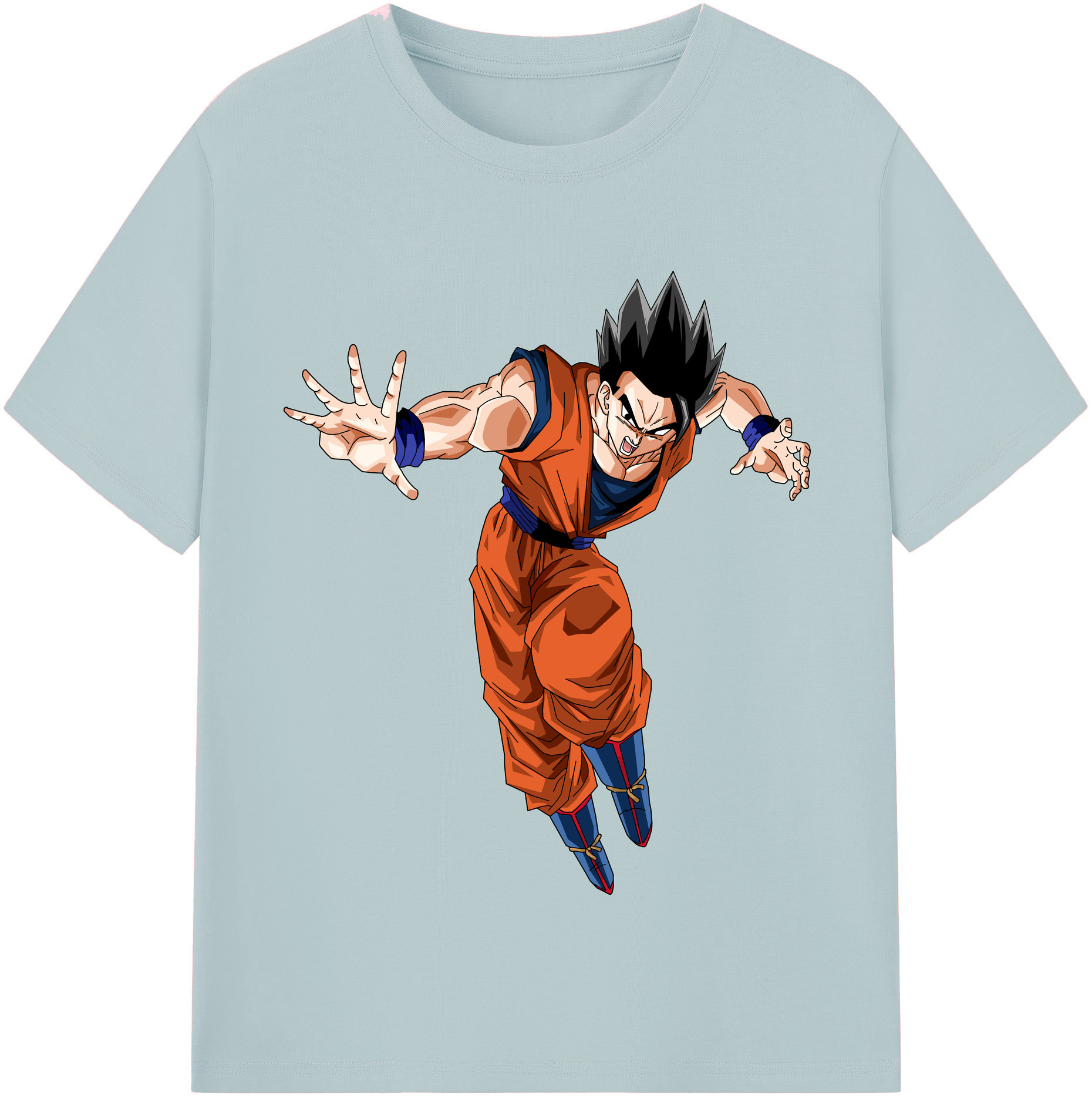 （画像用） ドラゴンボール 孫 悟飯（そんごはん）DRAGON BALL Son Gohan 綿100％半袖Tシャツ（フロントプリント）